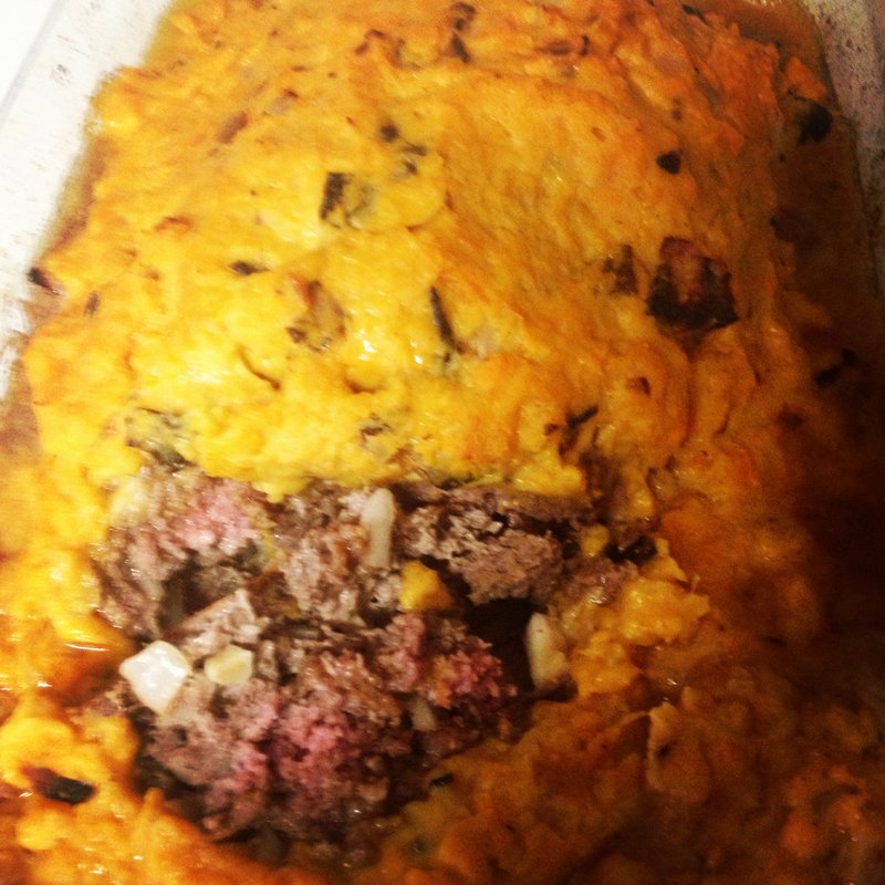 Hearty Sweet Potato Meatloaf