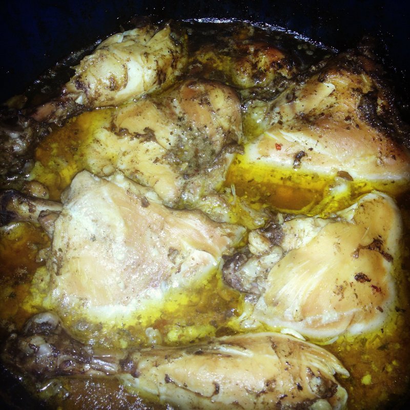 Slow Cooked Italian Jerk Chicken